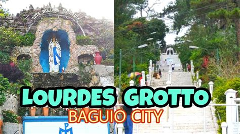lourdes grotto chapel baguio|The Lourdes Grotto in Baguio City .